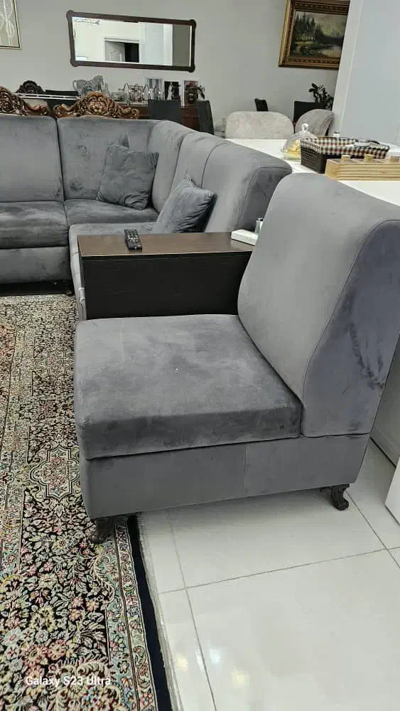 مبل ال ۹ نفره|مبلمان خانگی و میز عسلی|میانه, |دیوار