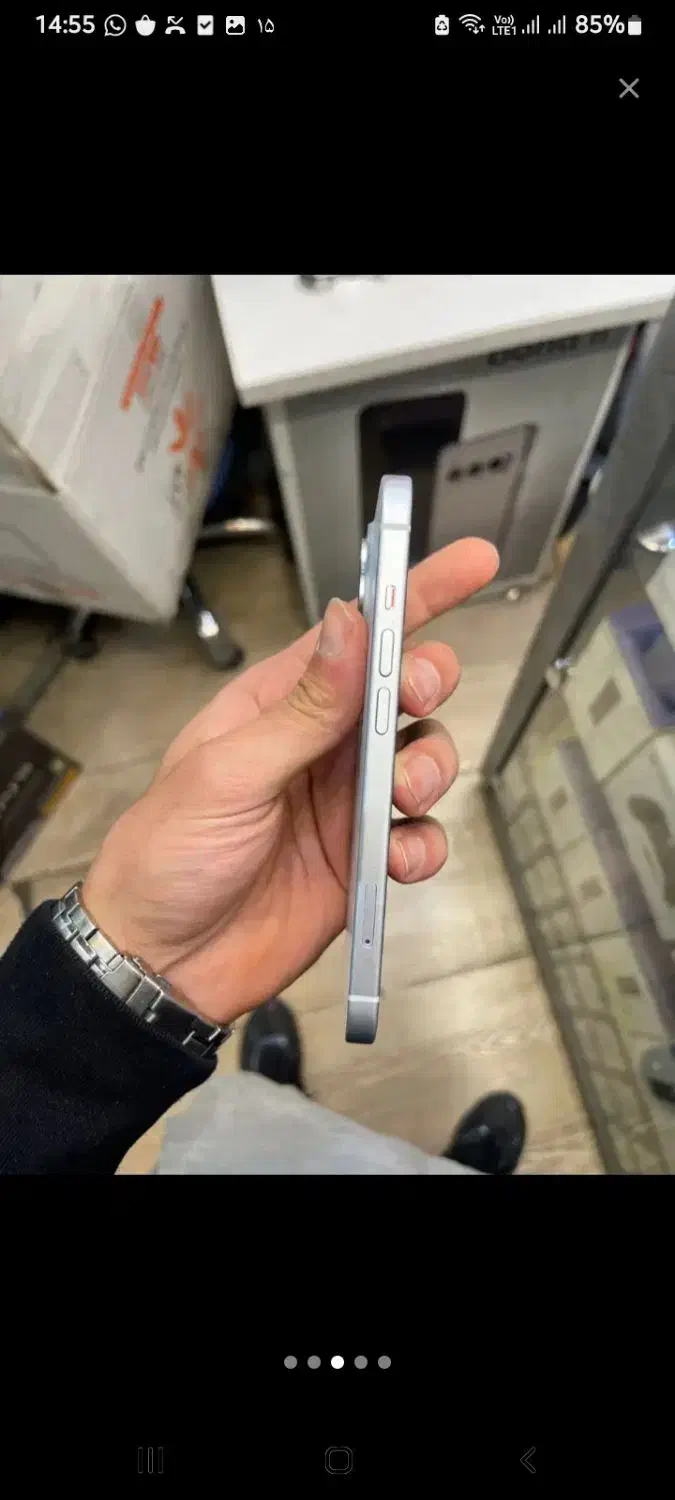 آیفون ۱۵ نرمال در حد نو|موبایل|گرگان, |دیوار