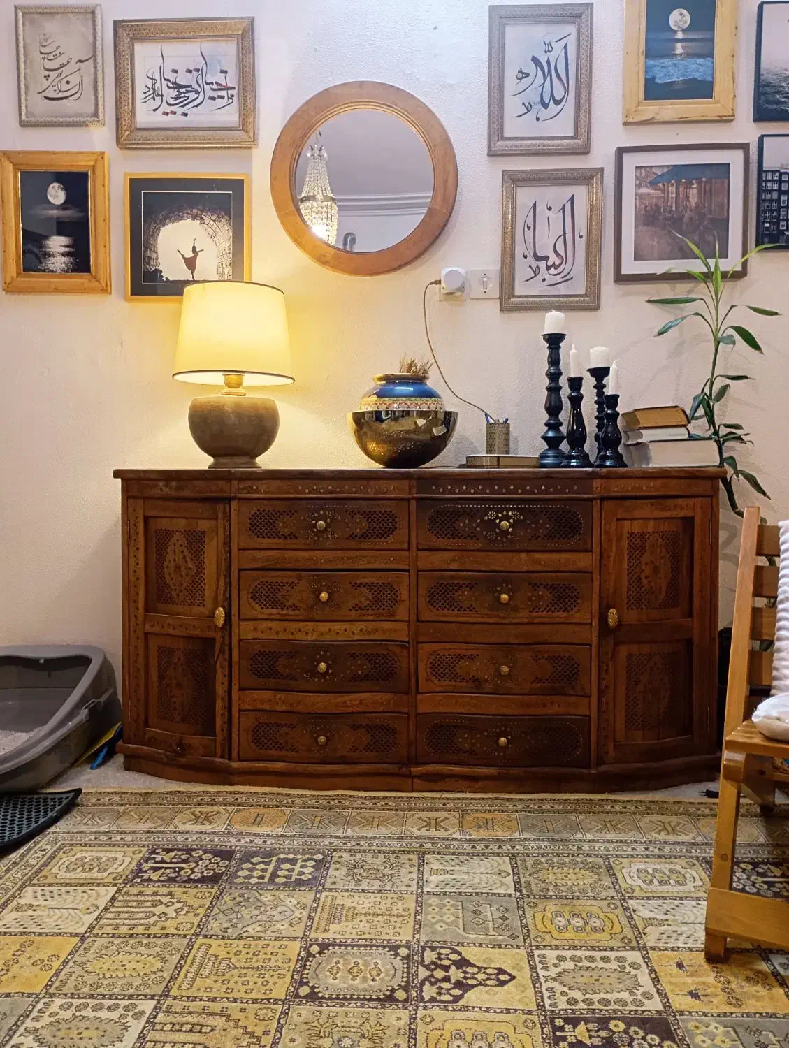 کنسول عتیقه|کلکسیون اشیاء عتیقه|شاهین‌شهر, فردوسی|دیوار