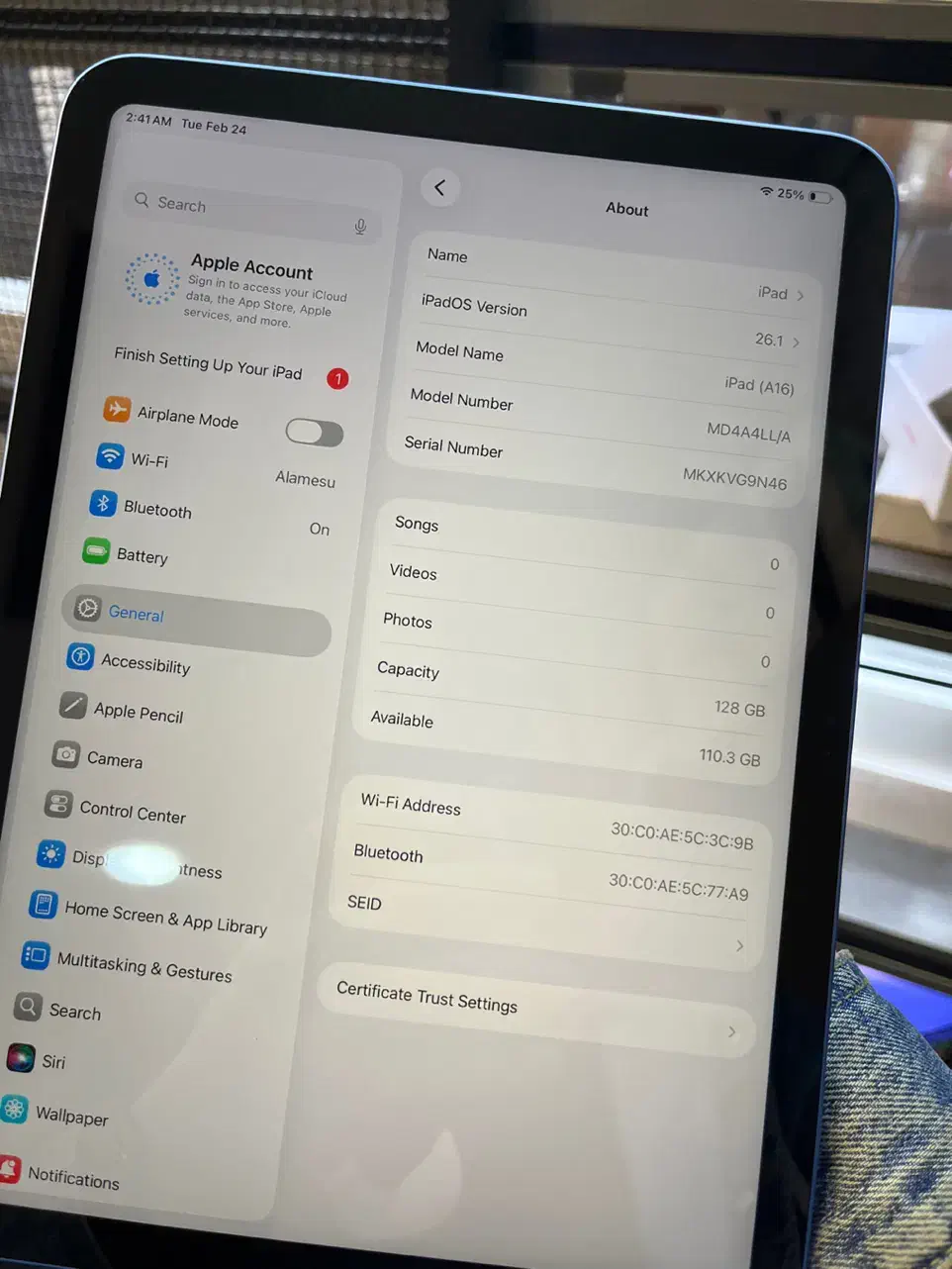 ipad A16 2025|تبلت|تهران, شیخ هادی|دیوار