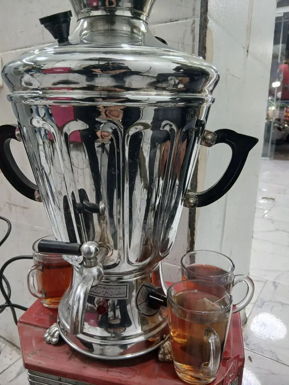 سماور  یک بار استفاده شده|سماور، چای‌ساز، قهوه‌ساز|مشکین‌دشت, |دیوار