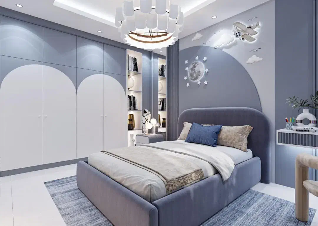 ست اتاق خواب نوجوان|تخت و سرویس خواب|تهران, اقدسیه|دیوار