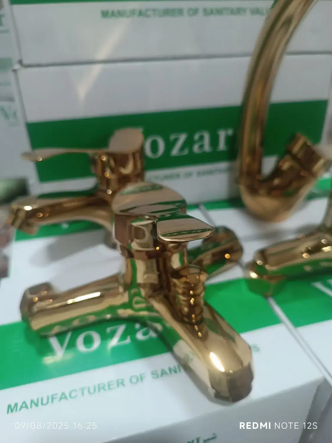 شیرالات طلایی برنجی|مصالح و تجهیزات ساختمان|آبادان, |دیوار