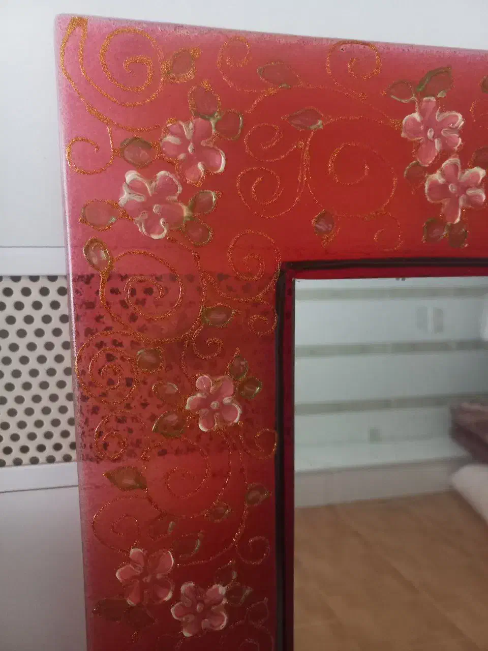 2 عدد آینه ی بزرگ و متوسط دست ساز و نایاب|آینه|ساری, |دیوار