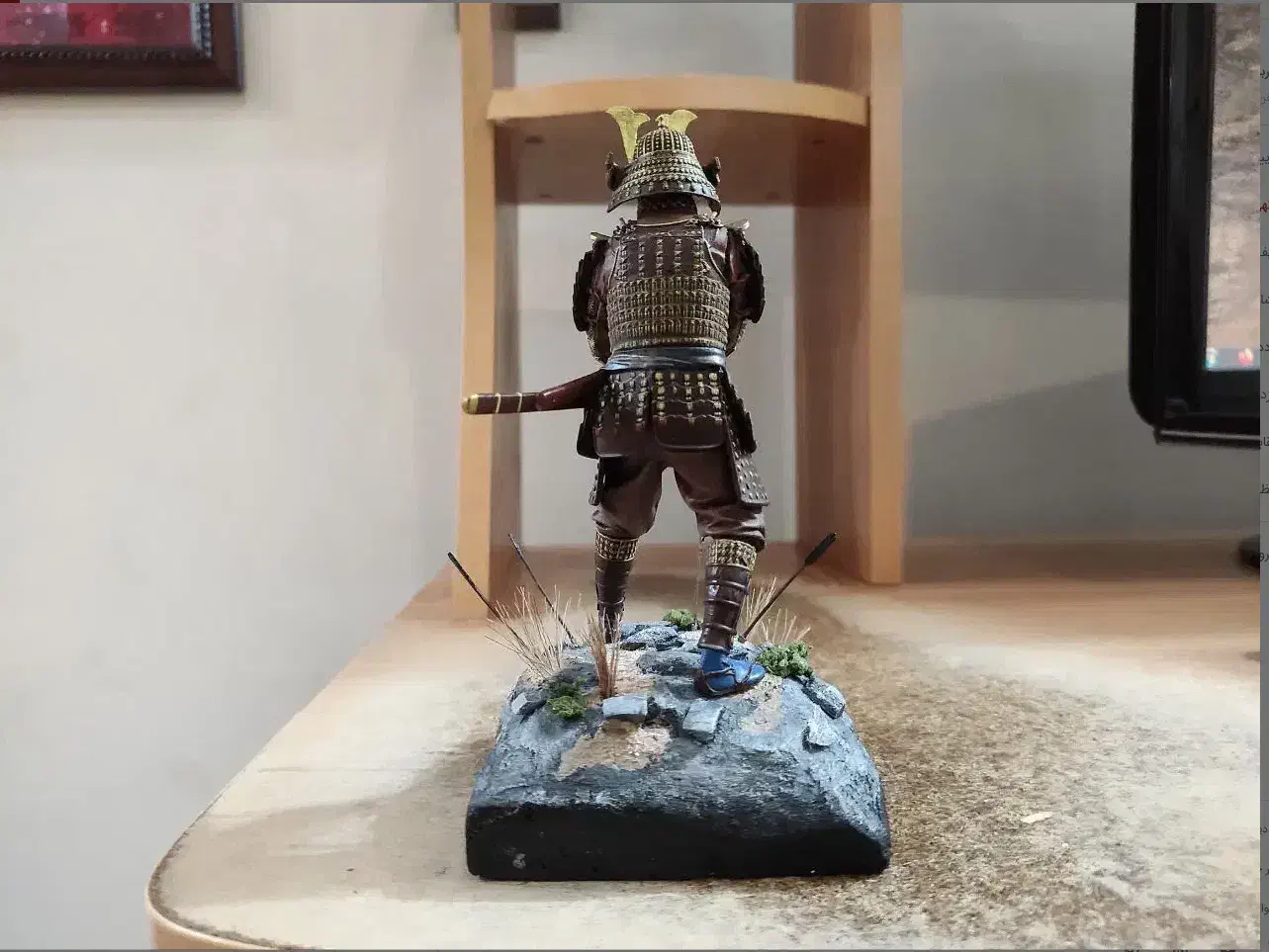 ماکت فیگور سامورائی|مجسمه، تندیس، ماکت|اصفهان, بهارستان|دیوار