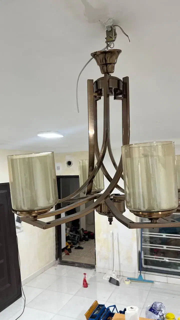 لوستر|لوستر و چراغ آویز|دوگنبدان, |دیوار