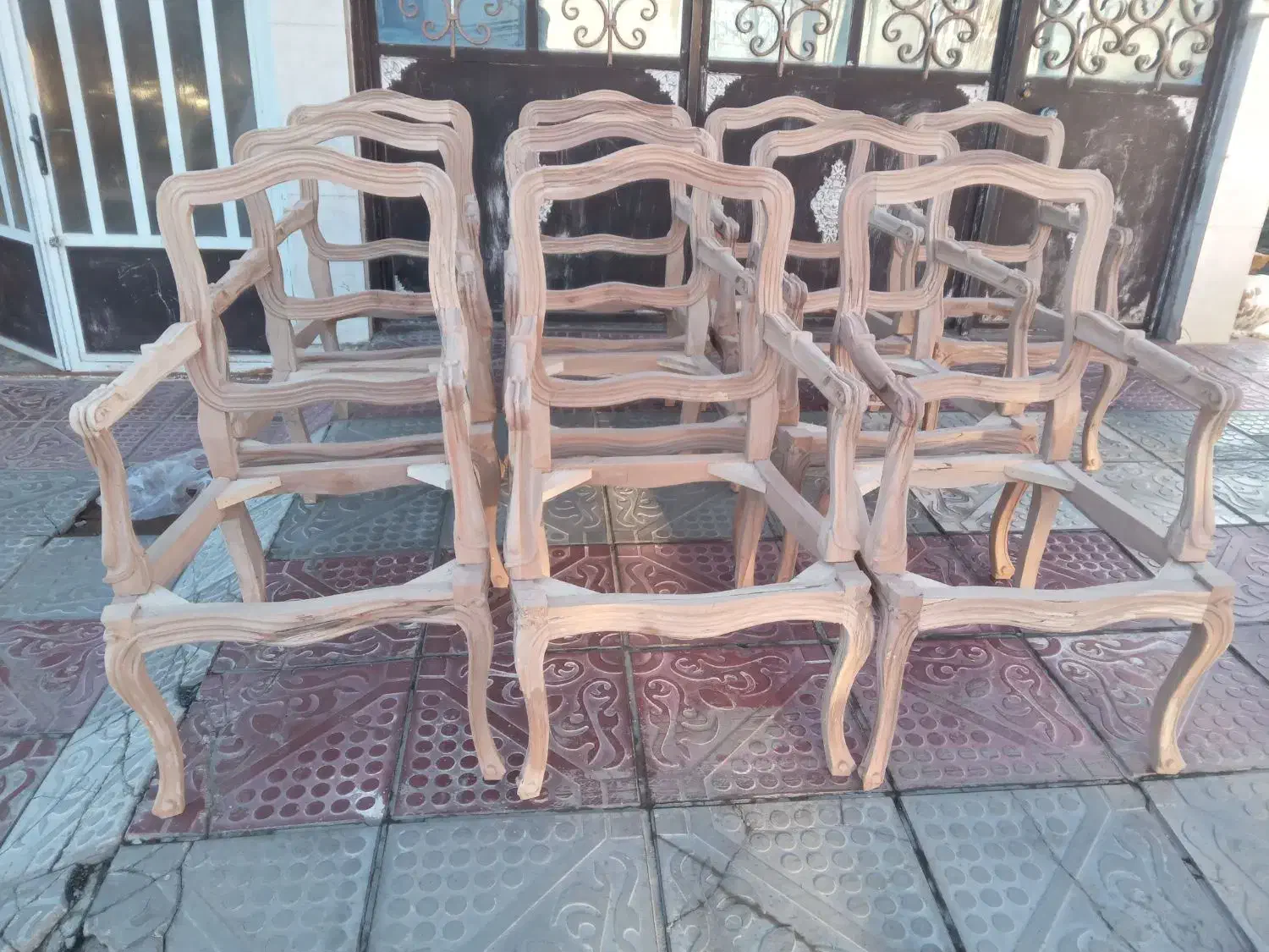 صندلی فرانسوی تمام راش|صندلی و نیمکت|تویسرکان, |دیوار