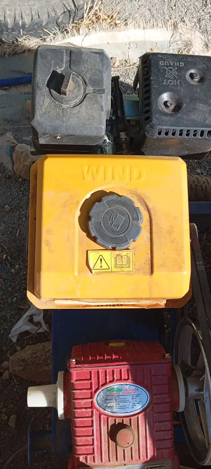 سمپاش فرغونی چهار چرخ 200لیتری با موتور 7/5اسب|ماشینآلات صنعتی|سنندج, |دیوار