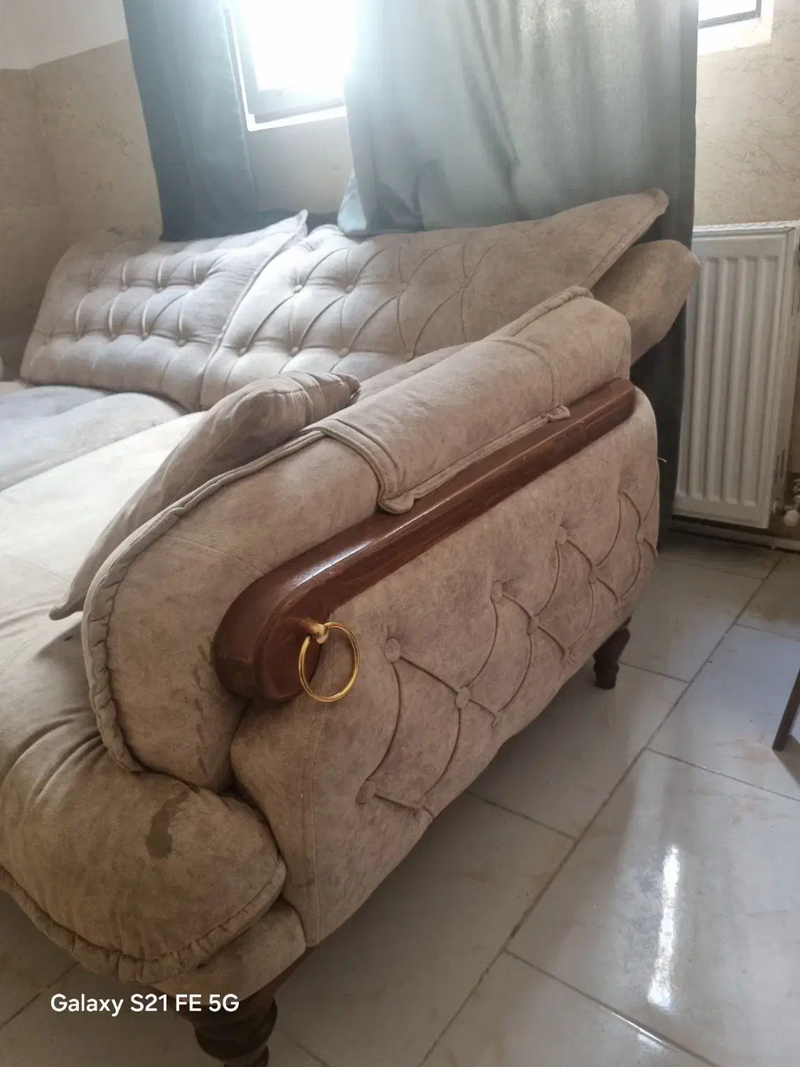 مبل تخت خواب شو به همراه دو عدد چستر|مبلمان خانگی و میز عسلی|پردیس, فاز ۱۱|دیوار