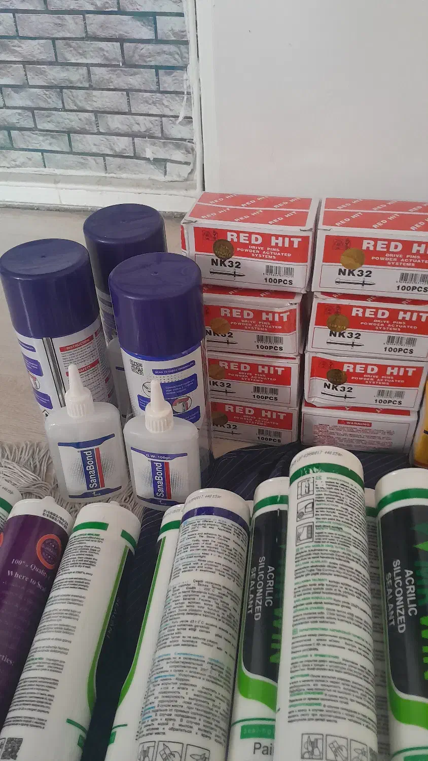 بوشن پرسی و میخ چاشنی و غیره|مصالح و تجهیزات ساختمان|تهران, سلسبیل جنوبی|دیوار