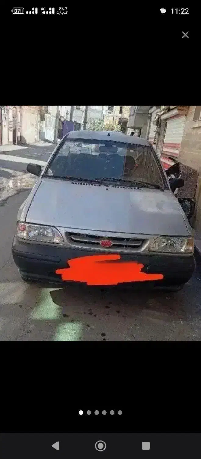 فروش پراید مدل۸۶دوگانه کارخانه|خودرو سواری و وانت|جوانرود, |دیوار