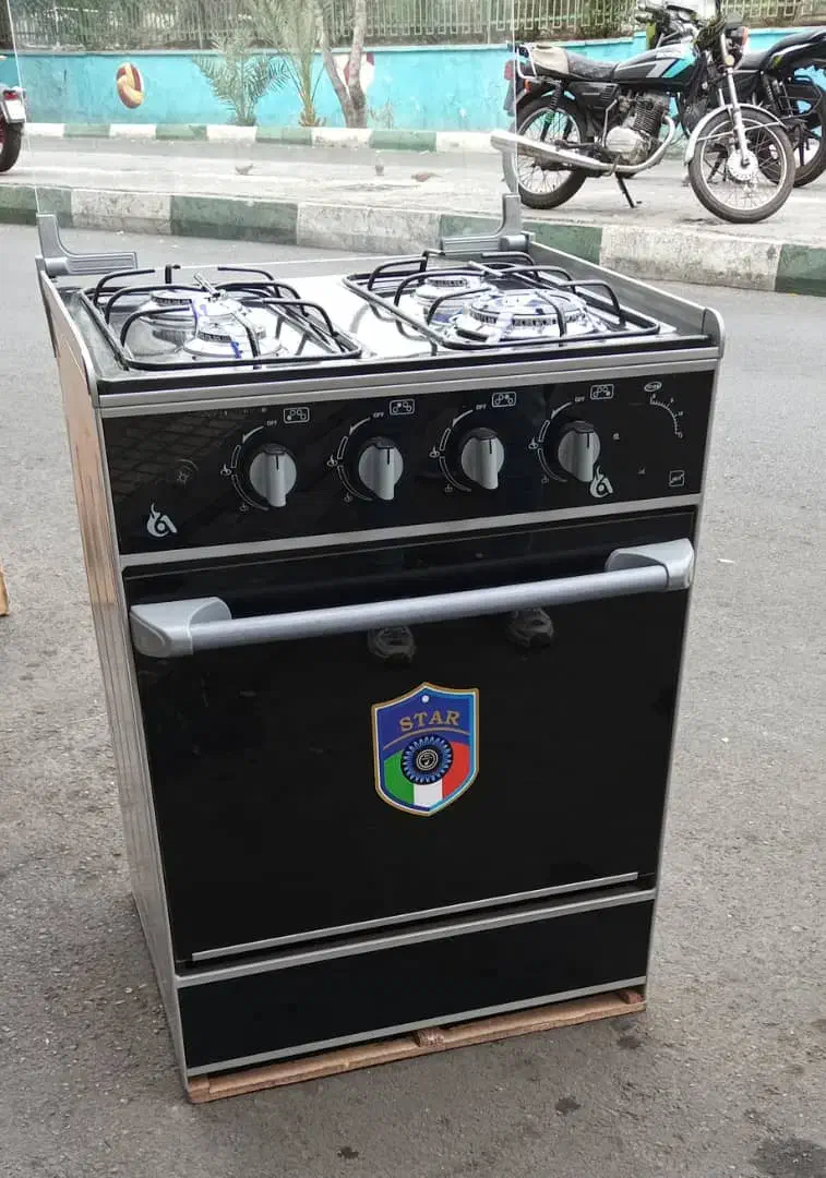 اجاق گاز ۴ شعله طرح فر رویه لعابی ( ۱ سال گارانتی)|اجاق گاز و لوازم برقی پخت‌وپز|تهران, آذری|دیوار