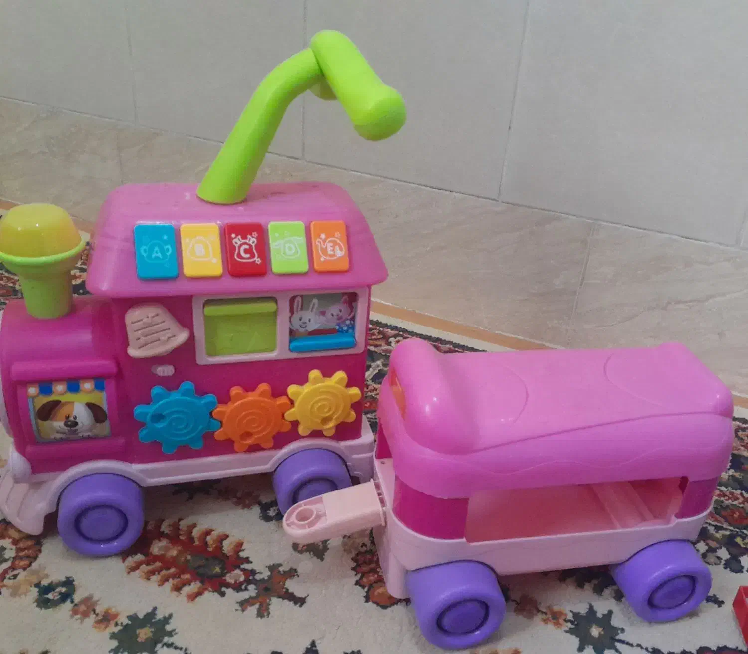 واکر قطار آموزشی موزیکال|اسباب و اثاث بچه|بیرجند, |دیوار