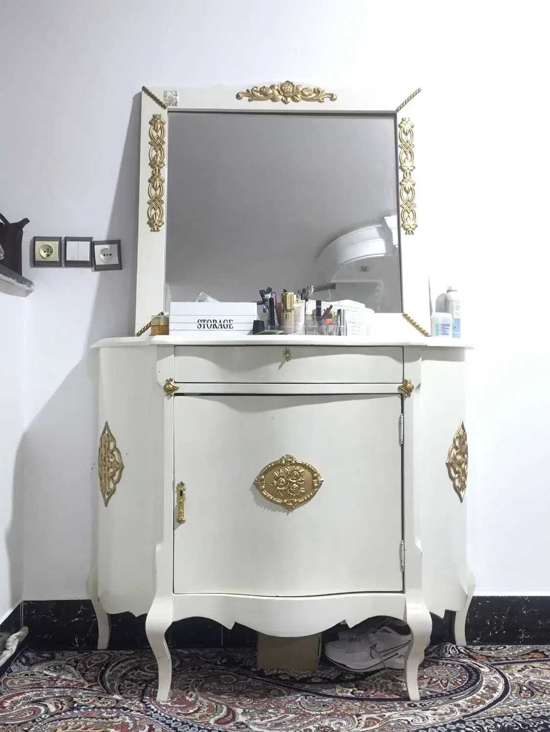 آینه کنسول|بوفه، ویترین، کنسول|دورود, |دیوار