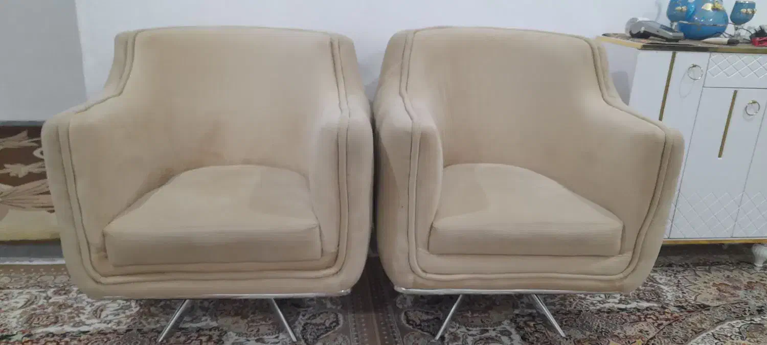 دوتا مبل تک نفره|مبلمان خانگی و میز عسلی|آبدانان, |دیوار