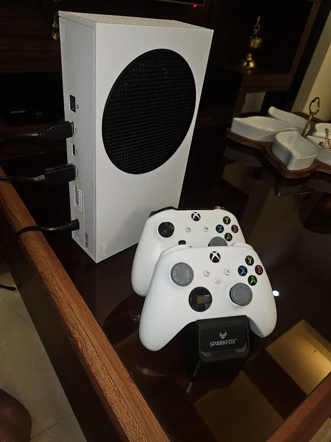 اکس باکس سری اس Xbox series  s دوسته با پایه شارژ|کنسول، بازی ویدئویی و آنلاین|ری, دیلمان|دیوار