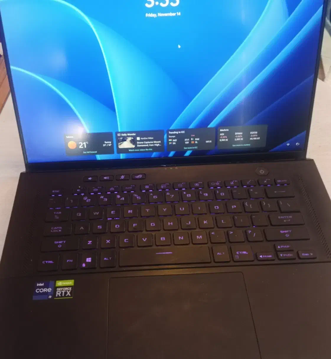 لپ تاپ ایسوس rog zephyrus m16 gu603hm|رایانه همراه|نسیم‌شهر, |دیوار