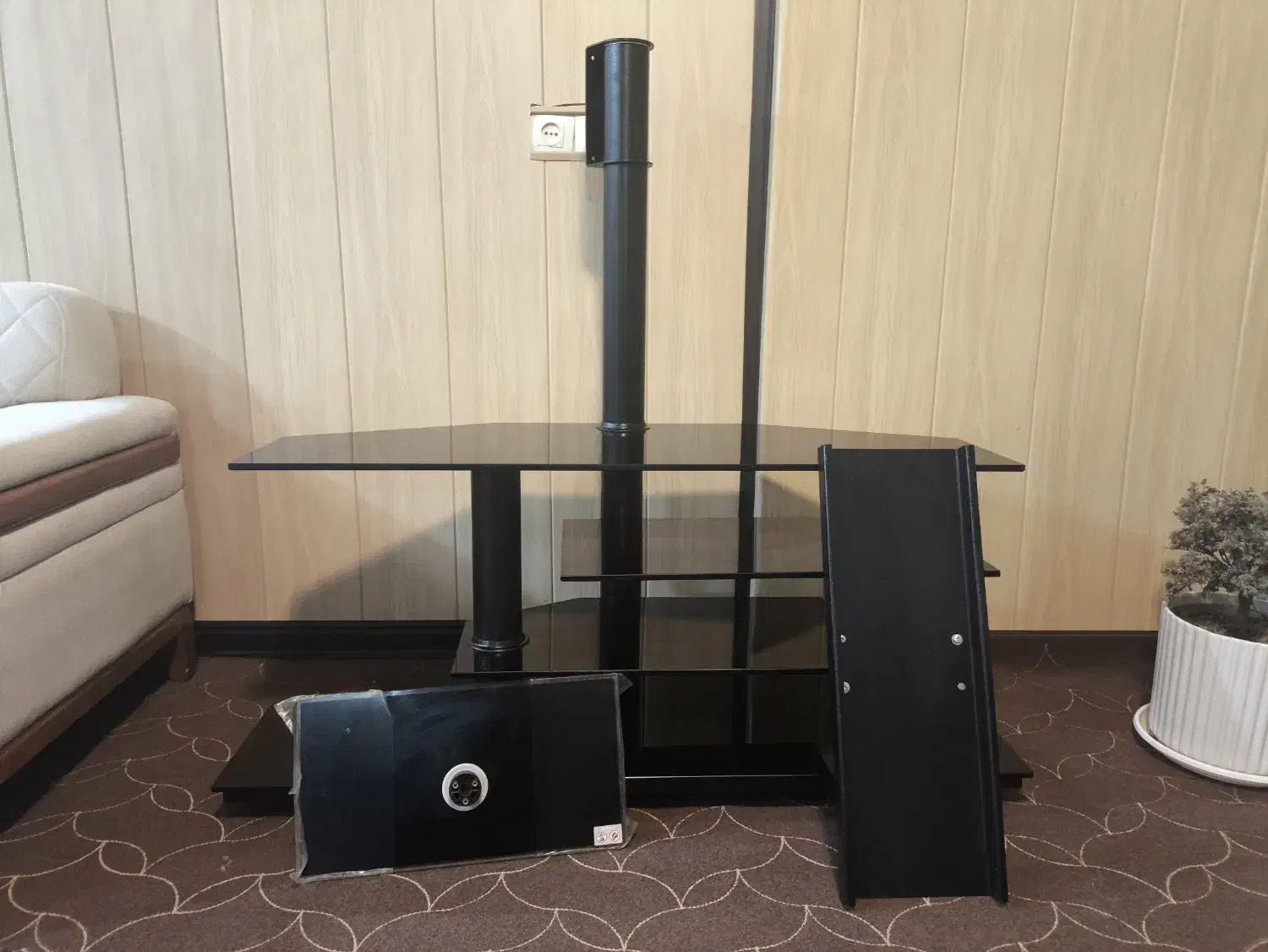 میز تلویزیون شیشه ای|میز تلویزیون|چمران, |دیوار