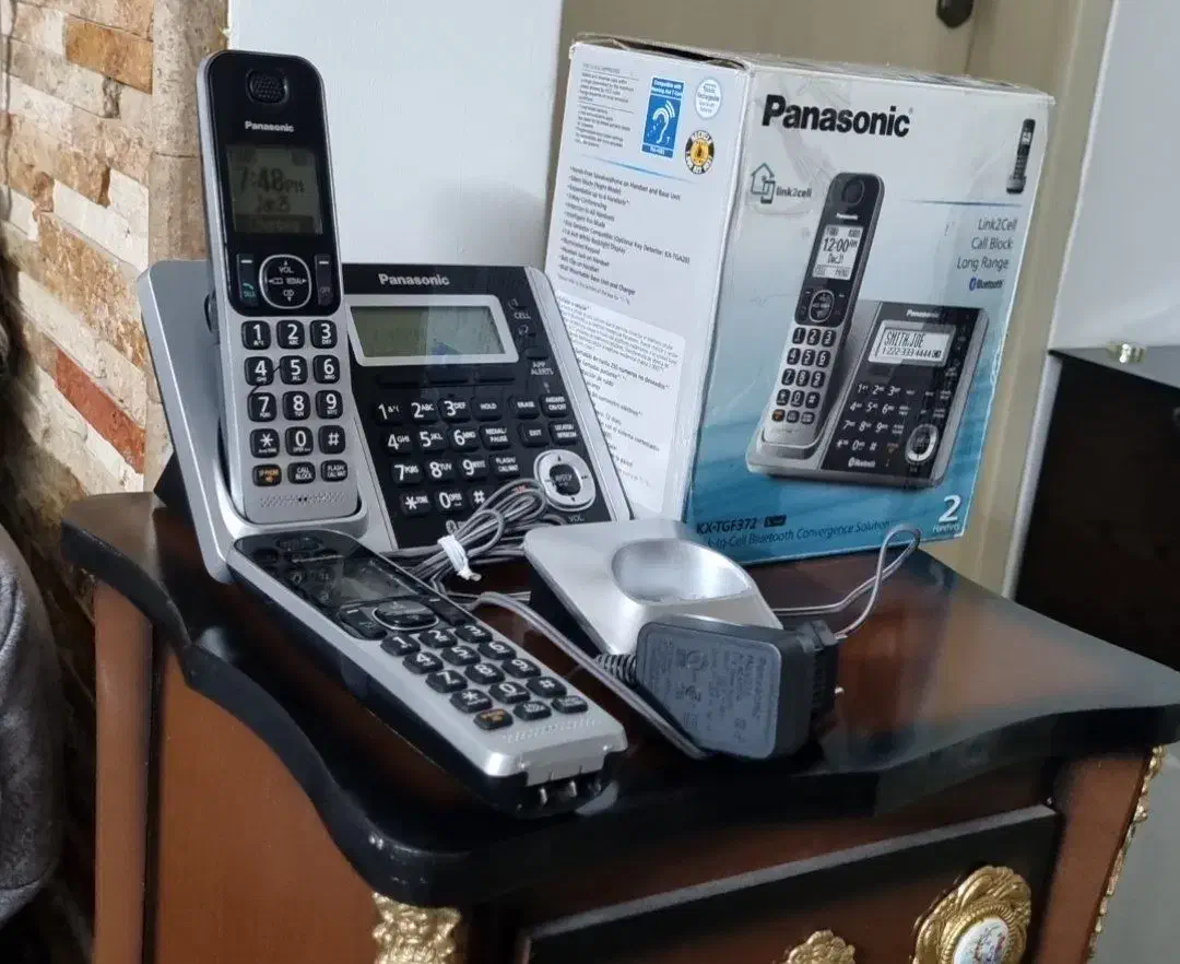 تلفن پاناسونیک مدل KX-TGF372|تلفن رومیزی|یزد, |دیوار