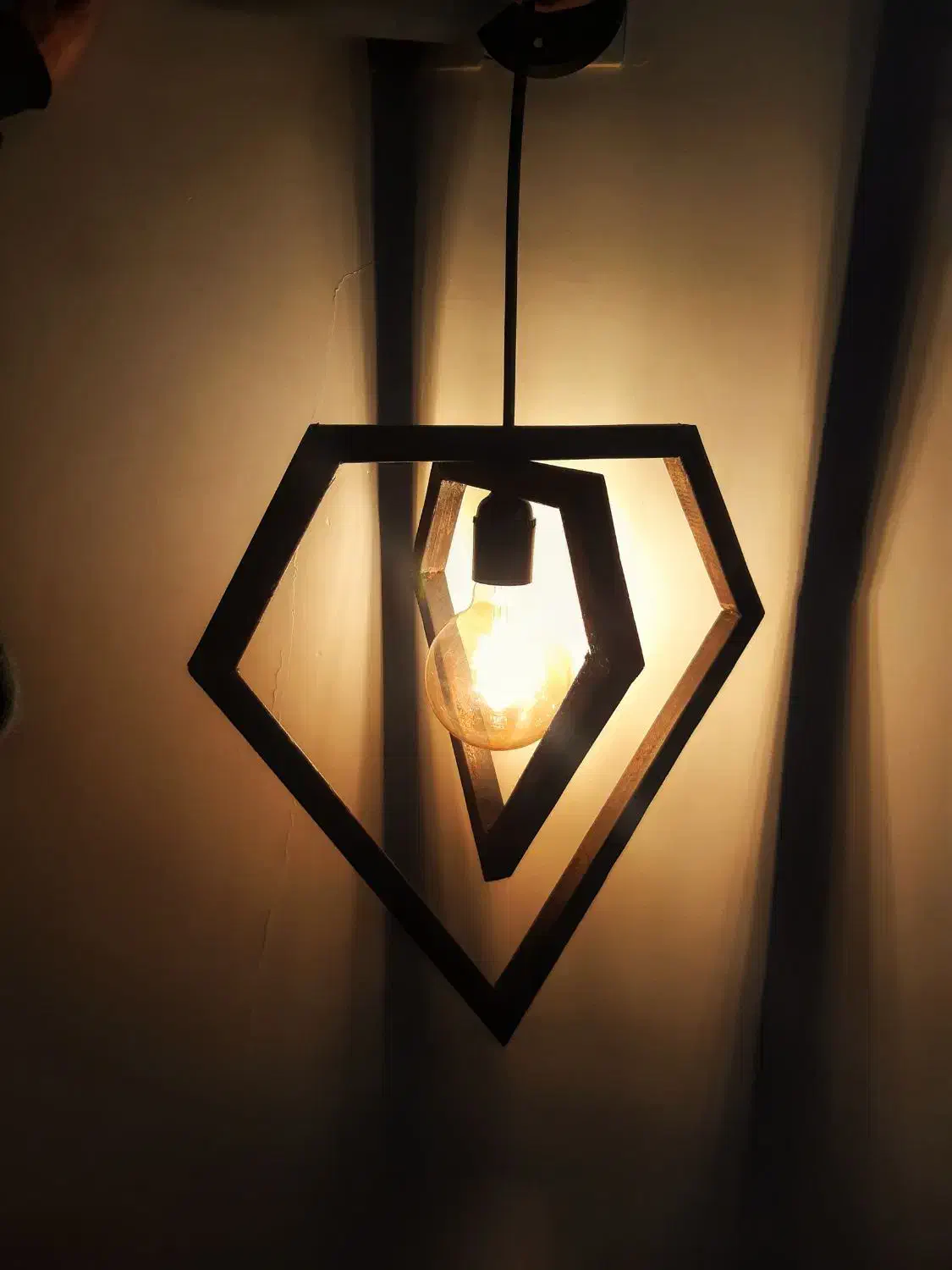 لوستر چوبی|لوستر و چراغ آویز|اردبیل, |دیوار