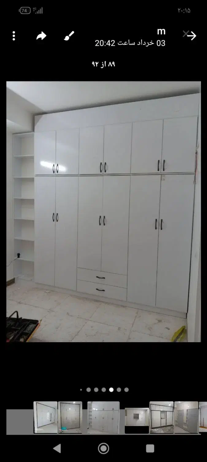 کمد دیواری وکابینت|جاکفشی، کمد، دراور|ملایر, |دیوار