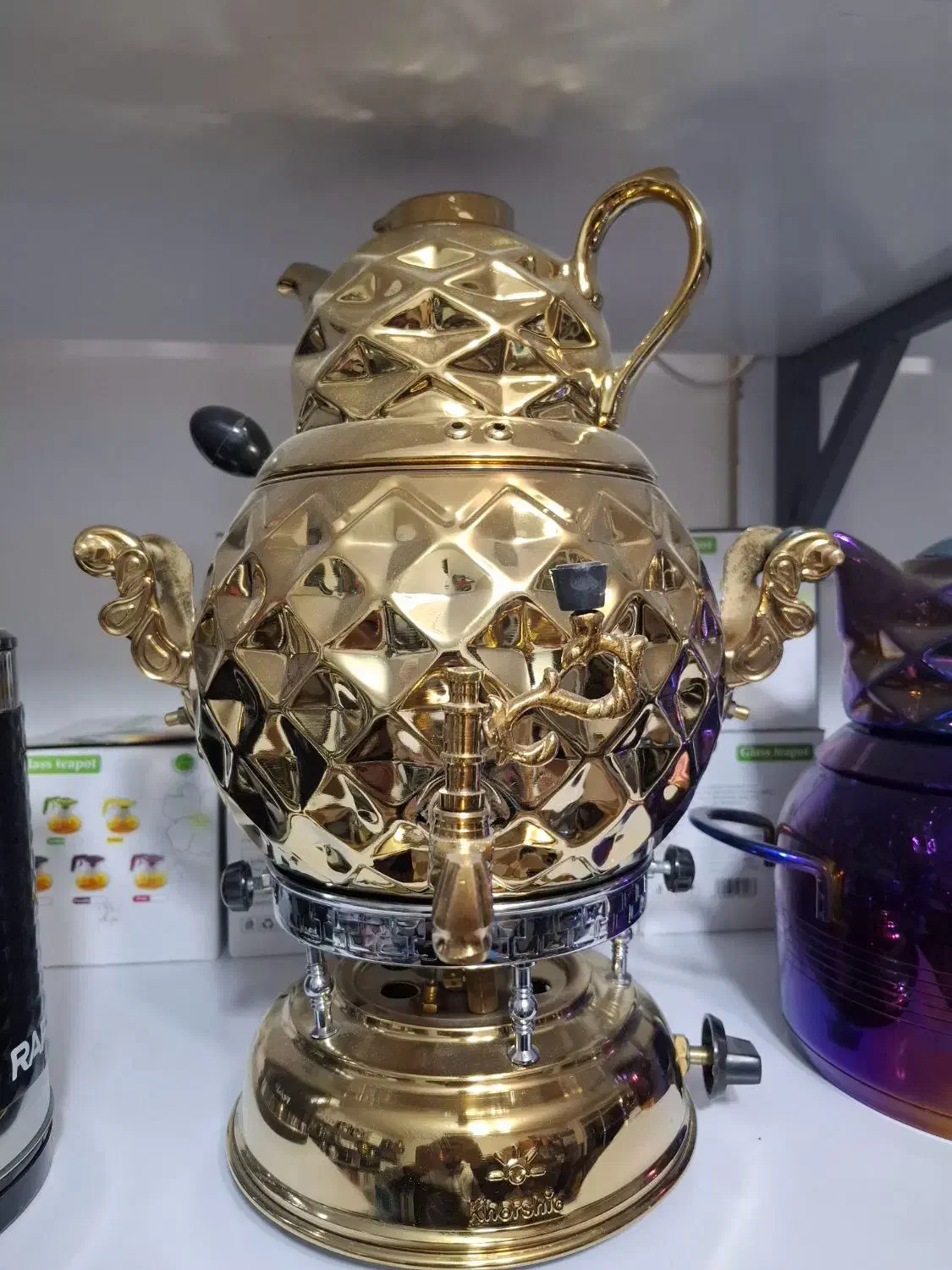 سماور|سماور، چای‌ساز، قهوه‌ساز|مهاباد (آذربایجان غربی), |دیوار