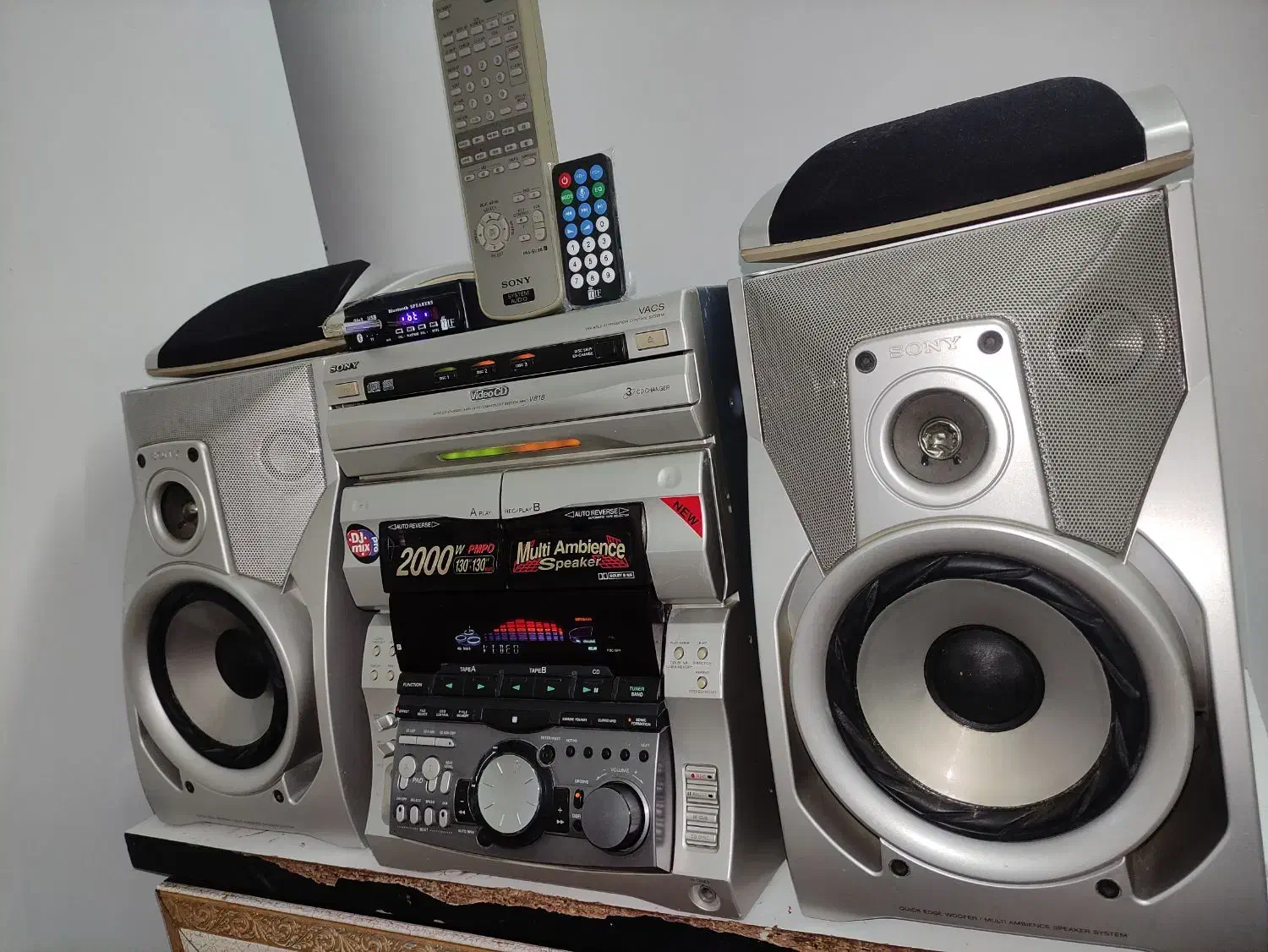 ضبط باند سونی مدل v818 اصلی مرتب فلش بلوتوث|سیستم صوتی خانگی|مشهد, ثامن|دیوار