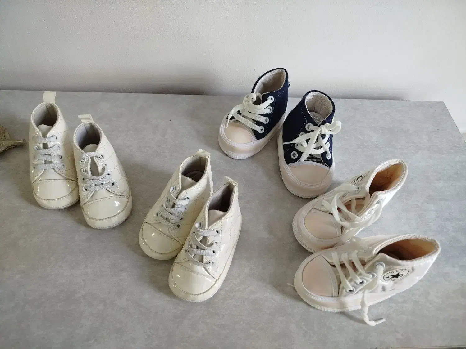 پاپوش  نوزادی. پسرانه.|کیف، کفش، کمربند|تربت‌حیدریه, آغوی|دیوار