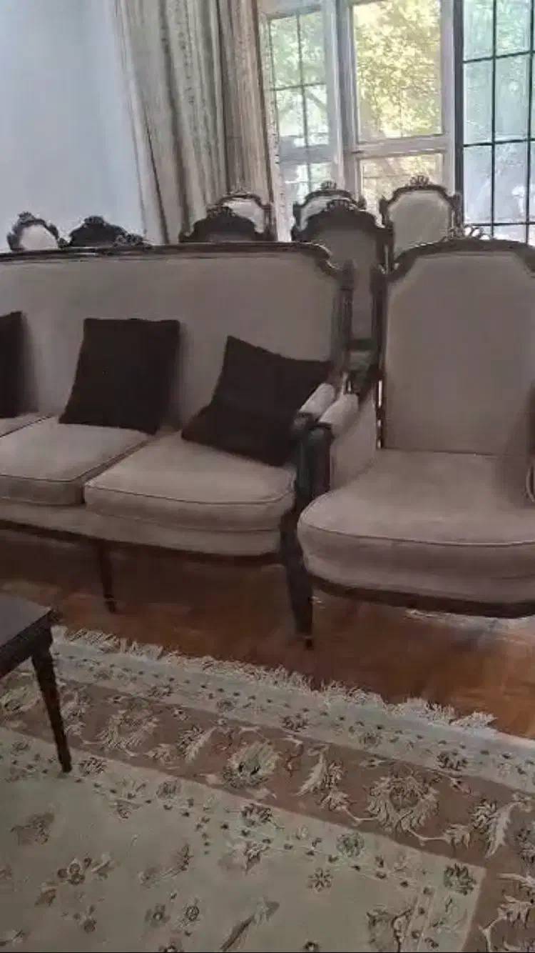 مبلمان استیل ۷ نفره|مبلمان خانگی و میز عسلی|نطنز, |دیوار