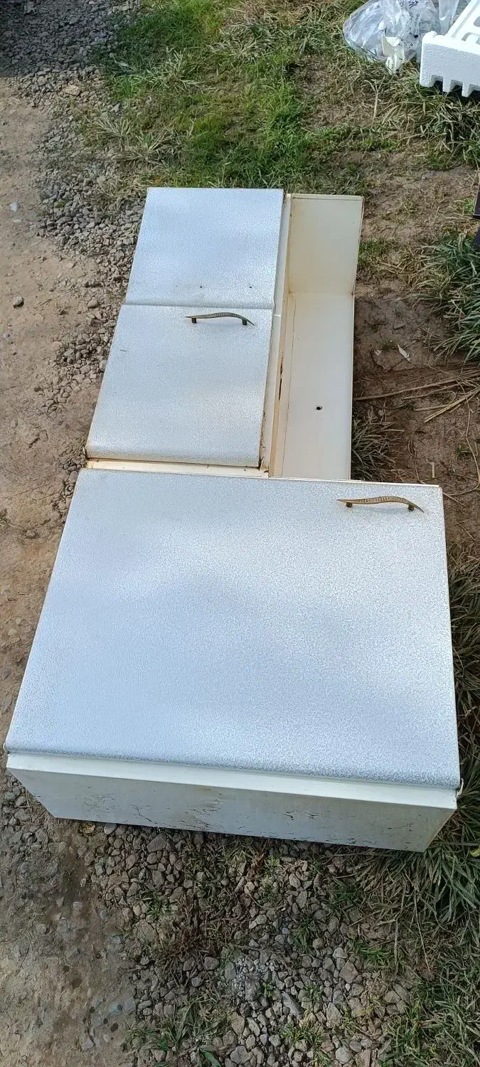 کابینت گالوانیزه دست دوم و سینک|مصالح و تجهیزات ساختمان|رودسر, |دیوار