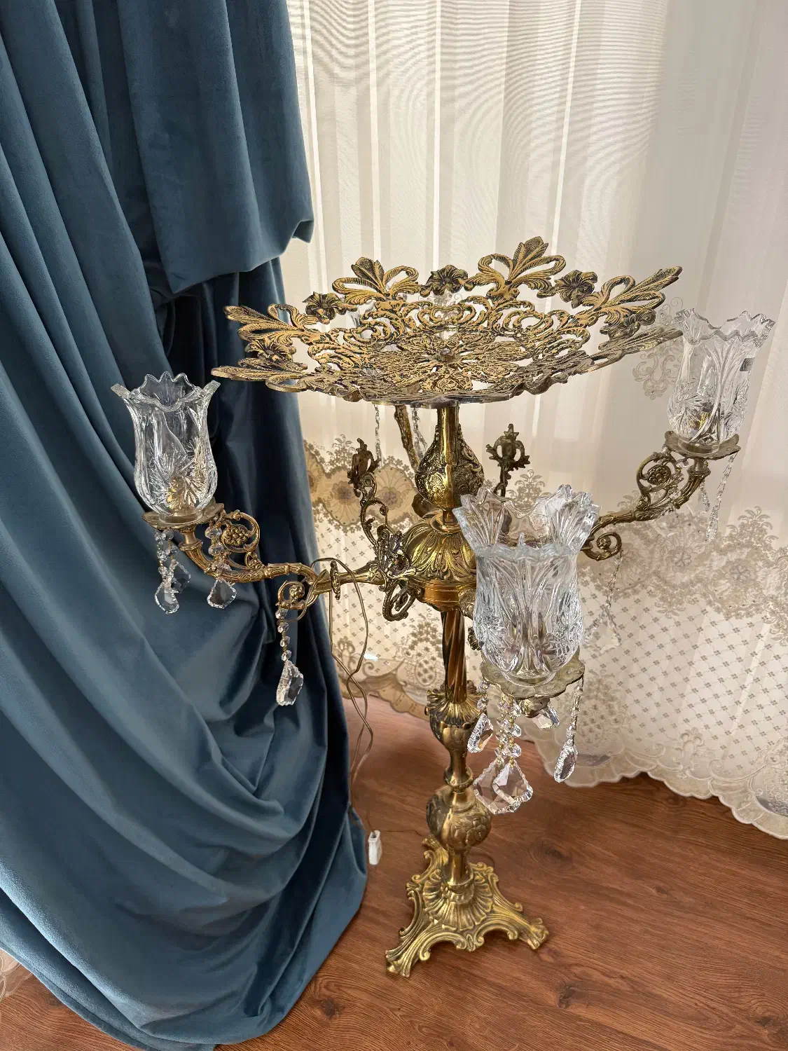 آباژور برنجی|چراغ خواب و آباژور|تهران, ازگل|دیوار