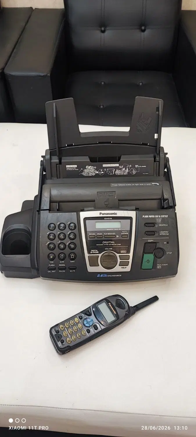فکس و گوشی بیسیم پاناسونیک KX-FC176CX|تلفن رومیزی|تهران, کاج|دیوار