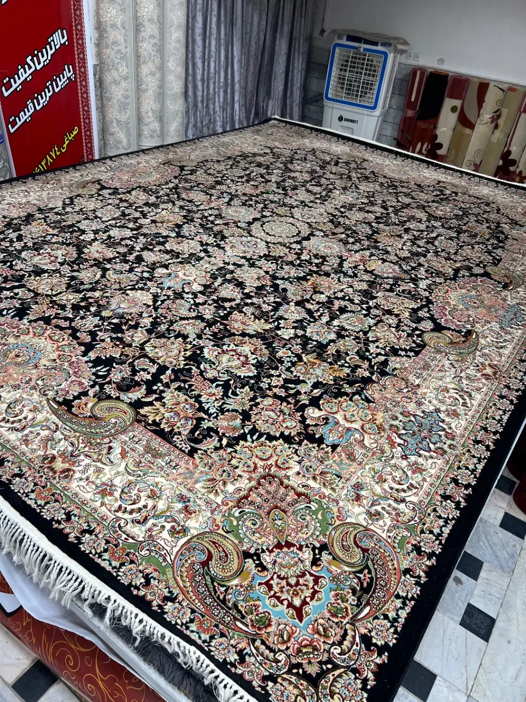 فرش ۱۲ متری دست دوم|فرش|سده (خراسان جنوبی), |دیوار