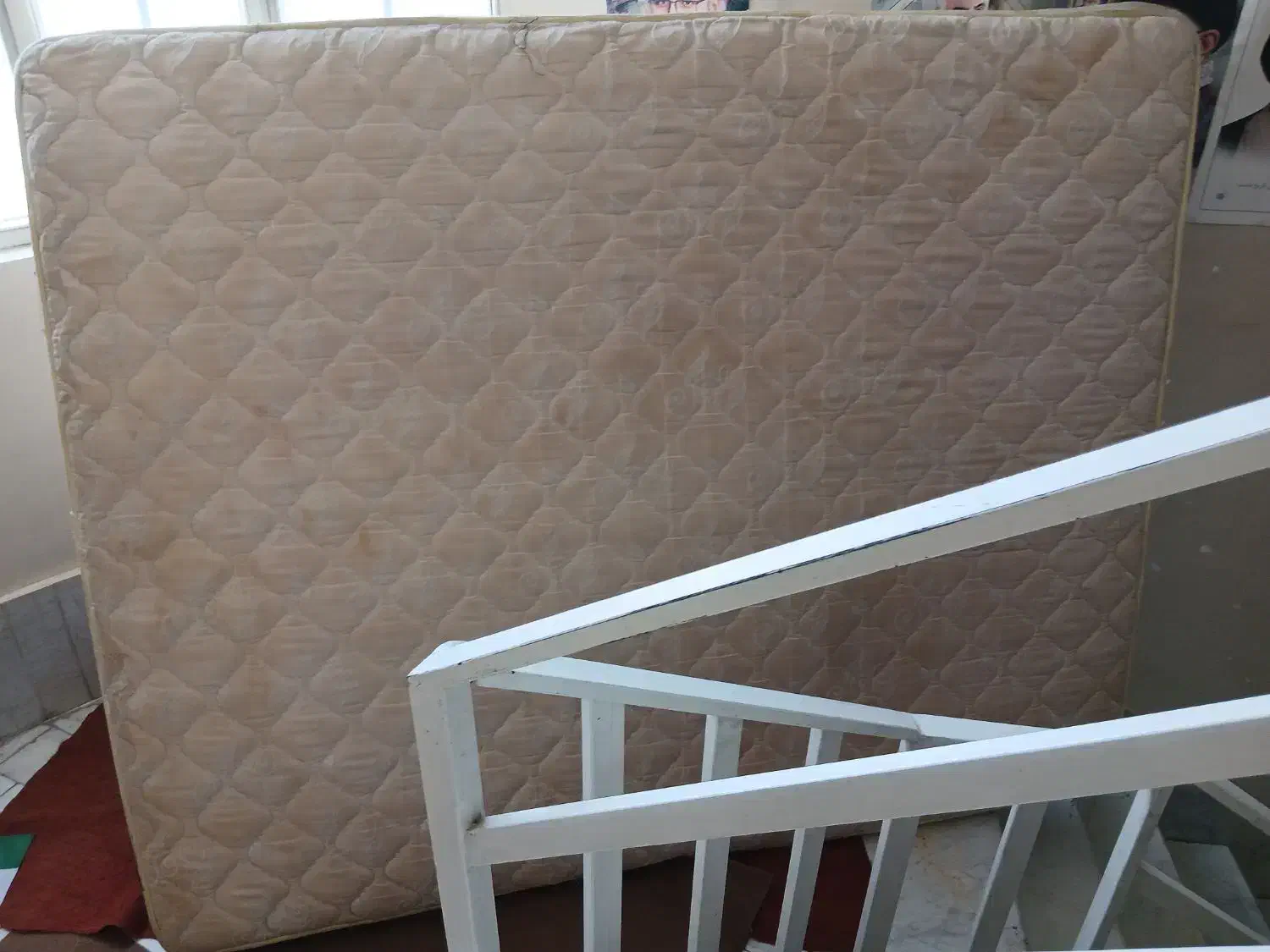 فروش ومعاوضه دوعددتشک تختخواب شرکتی دونفره ویکنفره|تشک تختخواب|قزوین, |دیوار