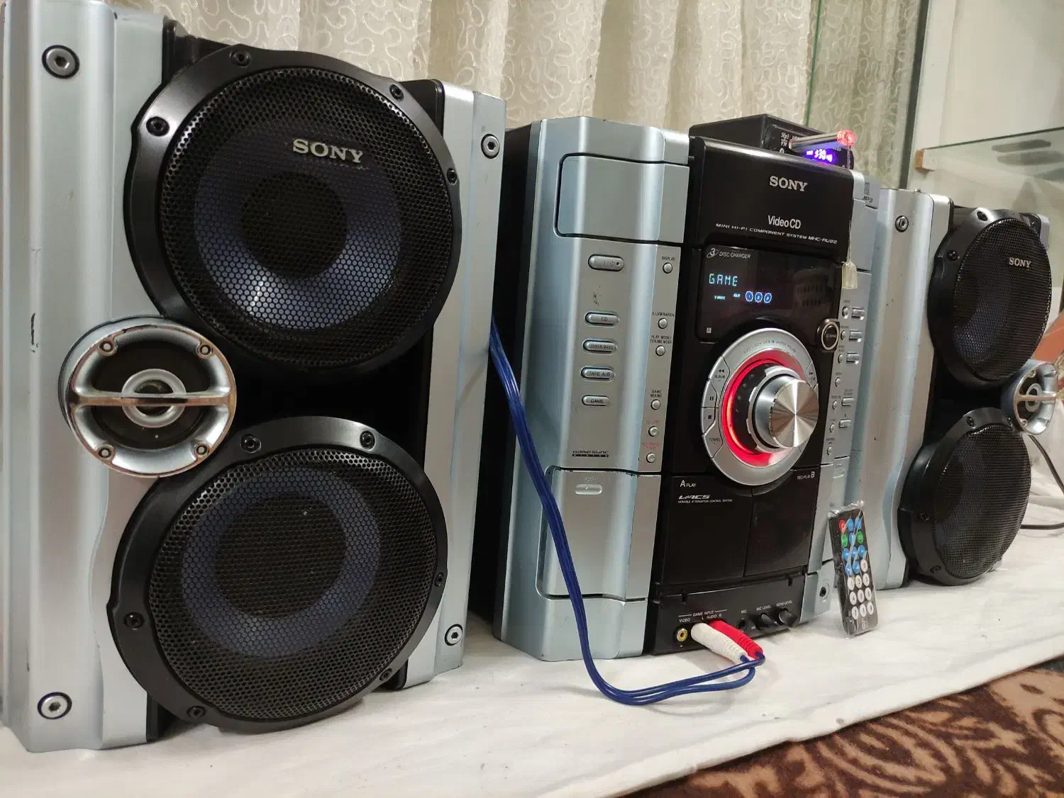 ضبط باند سونی 2600w  rv22 قوی فلش بلوتوث دار|سیستم صوتی خانگی|مشهد, کوی دروی|دیوار