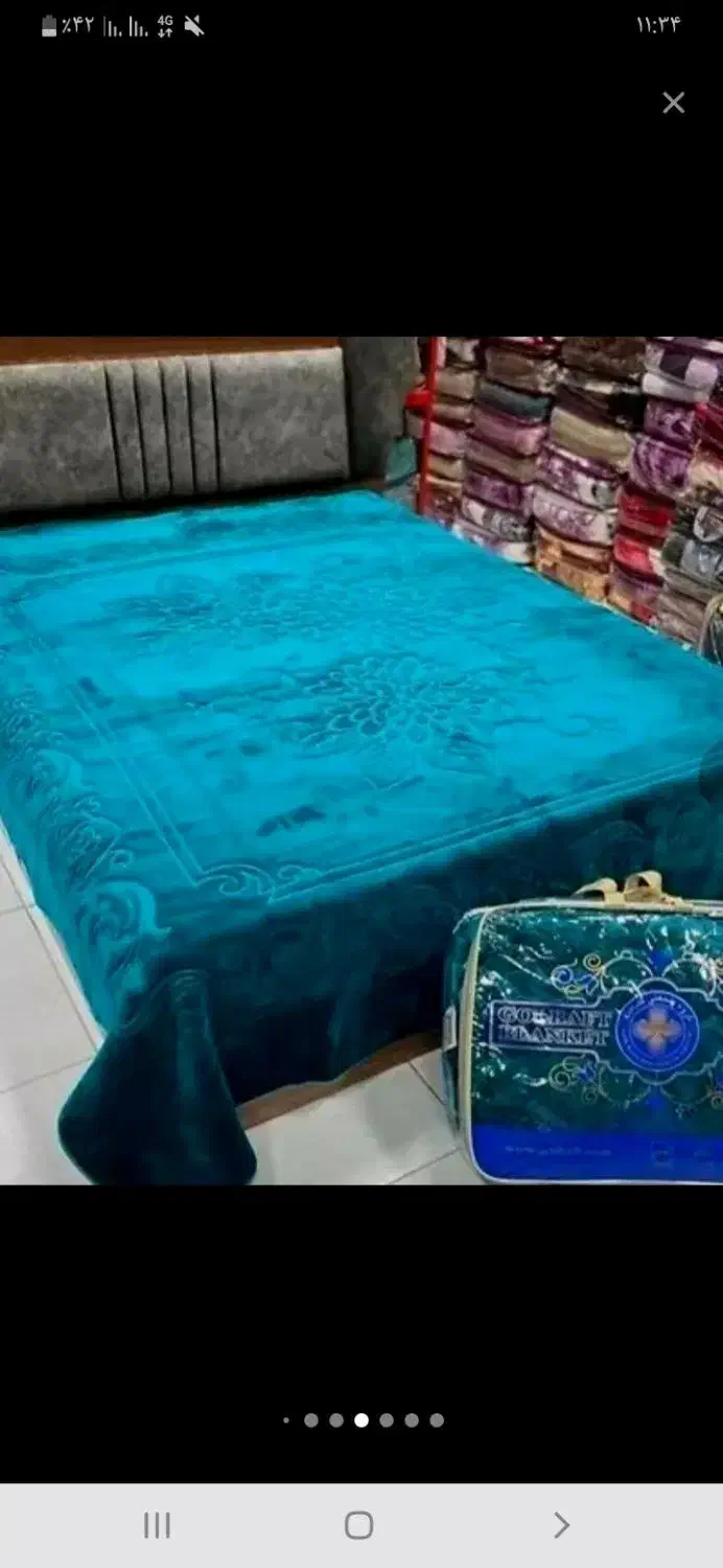 پتو گلباف ونرمینه|رختخواب، بالش، پتو|مسجد سلیمان, |دیوار