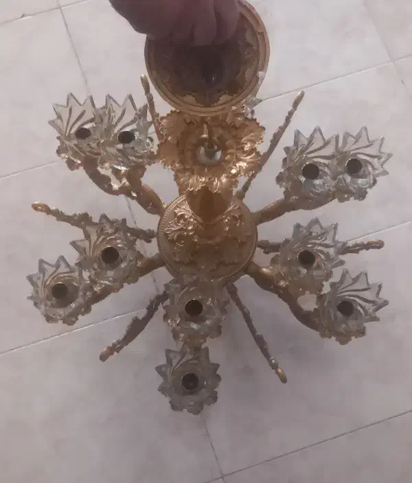 لوستر پذیرایی و آشپزخانه|لوستر و چراغ آویز|بیرجند, |دیوار