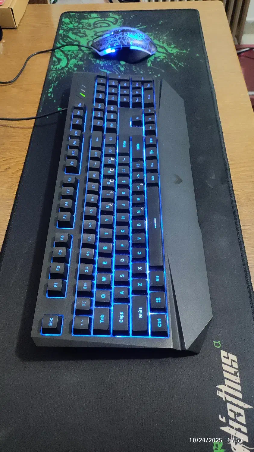 کیبورد و موس گیمینگ رپو v120s|قطعات و لوازم جانبی رایانه|تهران, سازمان برنامه شمالی|دیوار