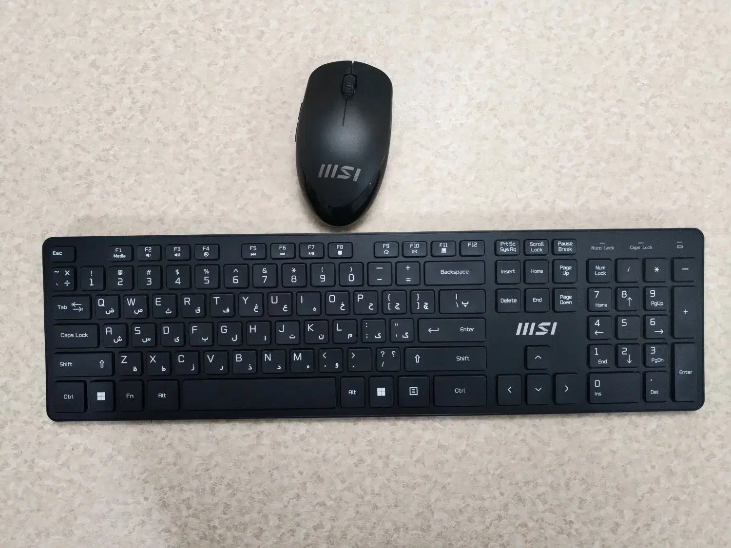 موس و کیبورد بی سیم msi مدل RF1430|قطعات و لوازم جانبی رایانه|تهران, باغ خزانه|دیوار