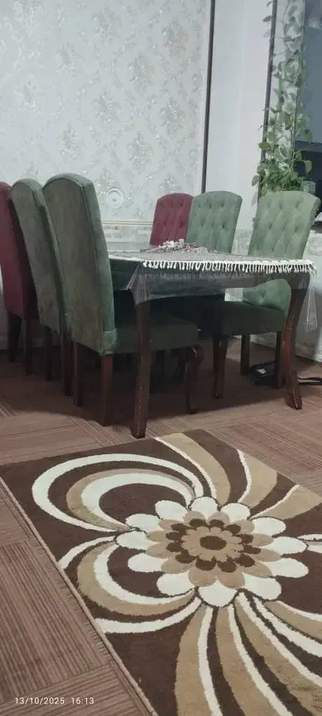 میز ناهارخوری ۶نفره بسیار نو و شیک|میز و صندلی غذاخوری|شیراز, شریفآباد|دیوار