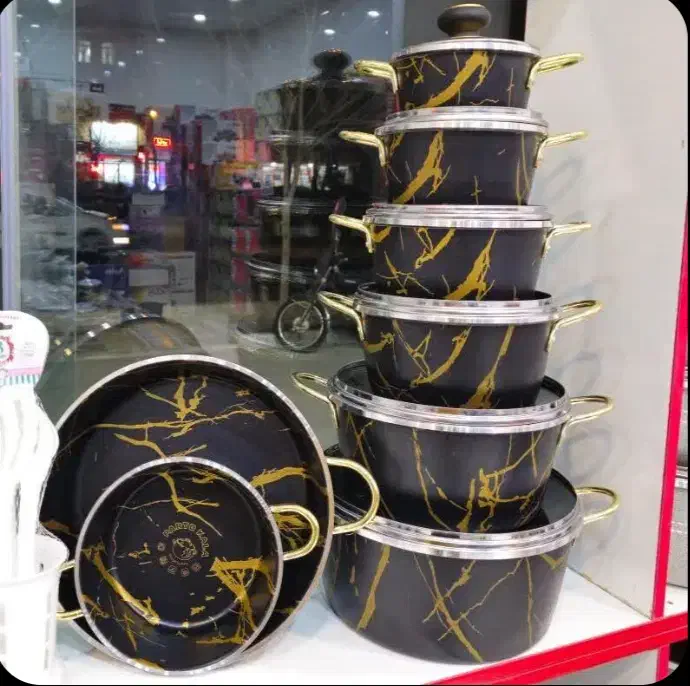 قابلمه 14 تیکه برنده هلنا|ظروف پختوپز|سلماس, |دیوار