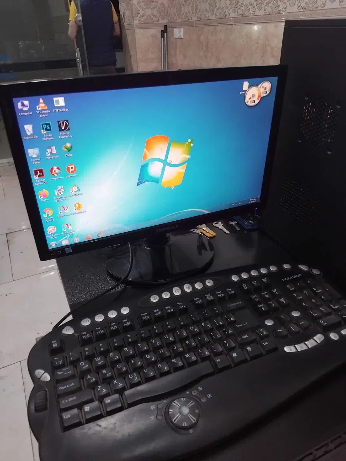 کاپیوتر خانگی تمیز و کاملا سالم|رایانه رومیزی|رشت, پاره بیجار|دیوار