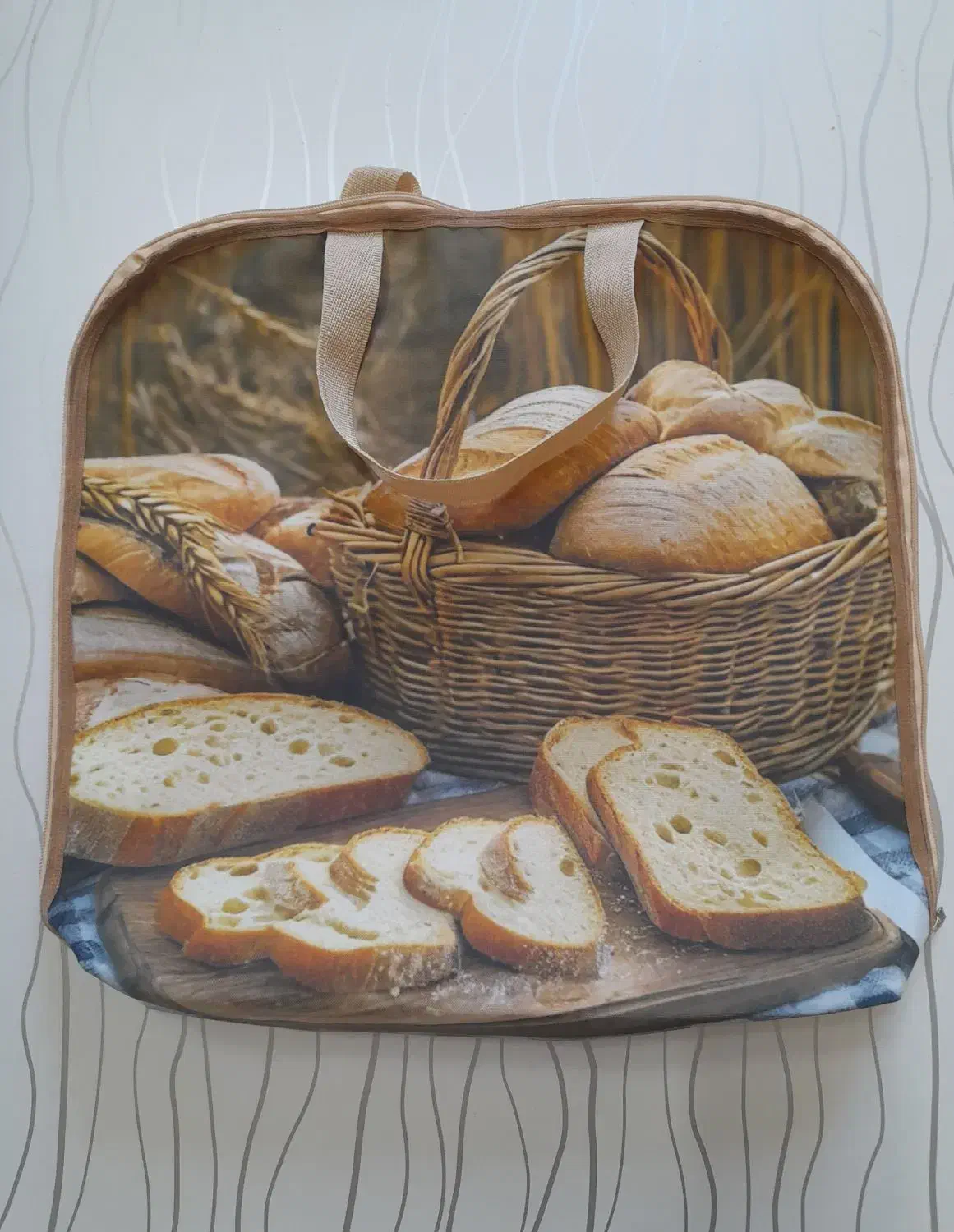 ساک نان برزنتی|سفره، حوله، دستمال آشپزخانه|لنگرود, |دیوار