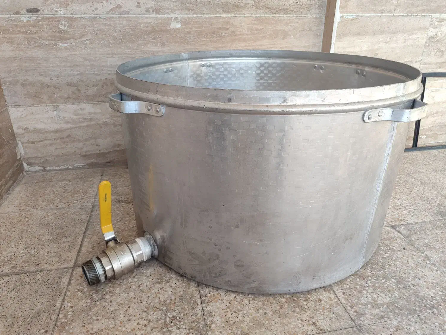 قابلمه دهنه ۱۰۰، ارتفاع ۶۰ وزن ۴۳ کیلو شیر ۲ اینچ|ظروف پختوپز|شهریار, شهرک شاهد|دیوار