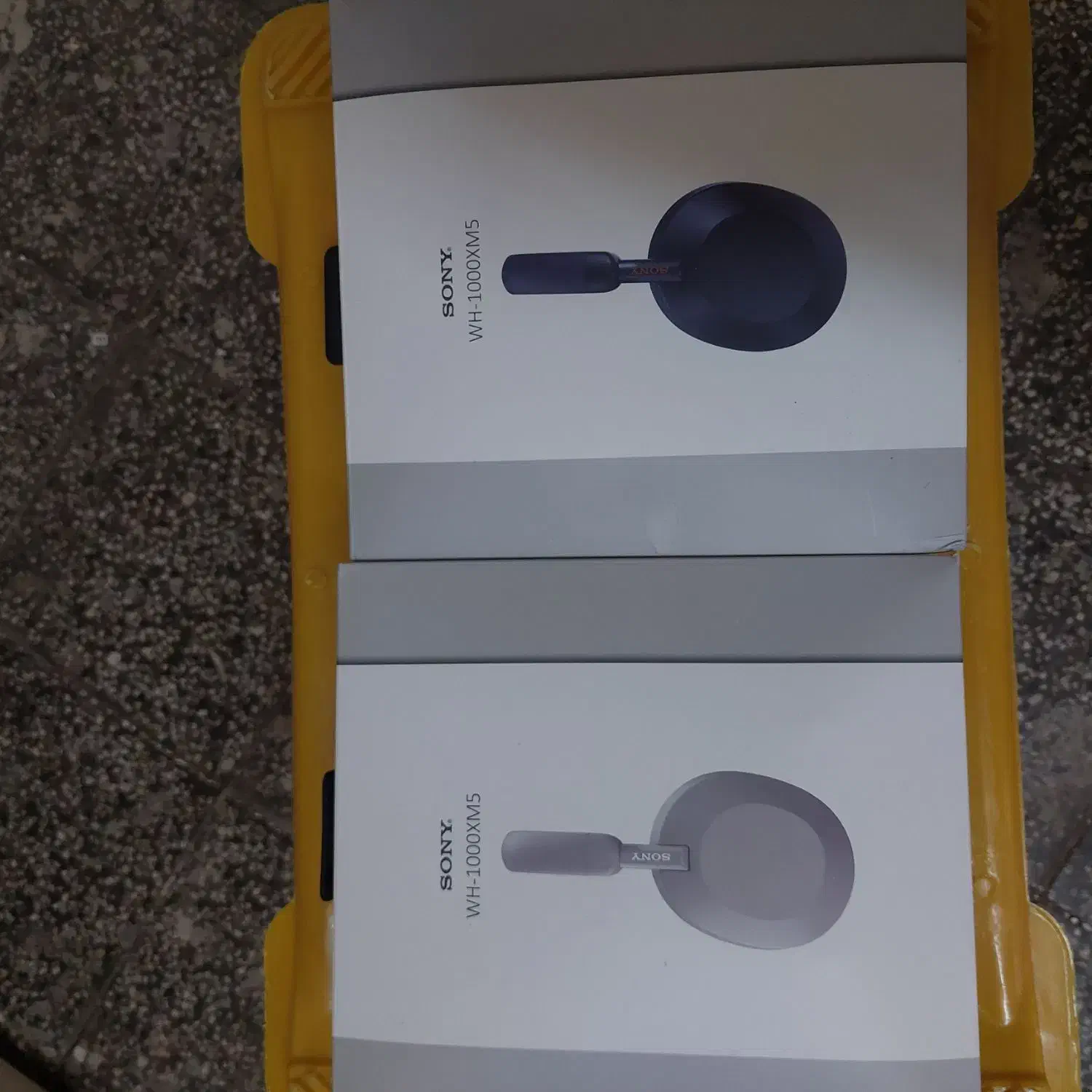 ۲ عدد هدفون  بلوتوثی سونی نو نو یه سرمه ای یه طوسی|لوازم جانبی موبایل و تبلت|کرمانشاه, |دیوار