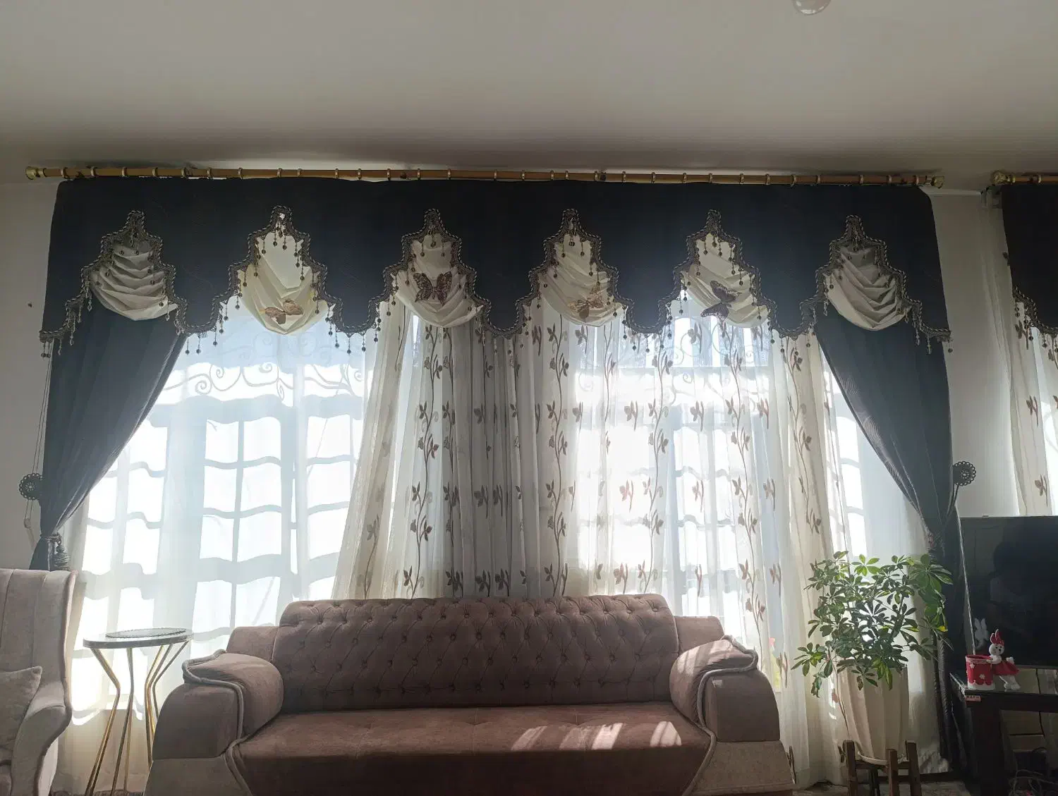 پرده سلطنتی 280در 4و 2در 280|پرده، رانر، رومیزی|مرودشت, رامجرد یک|دیوار