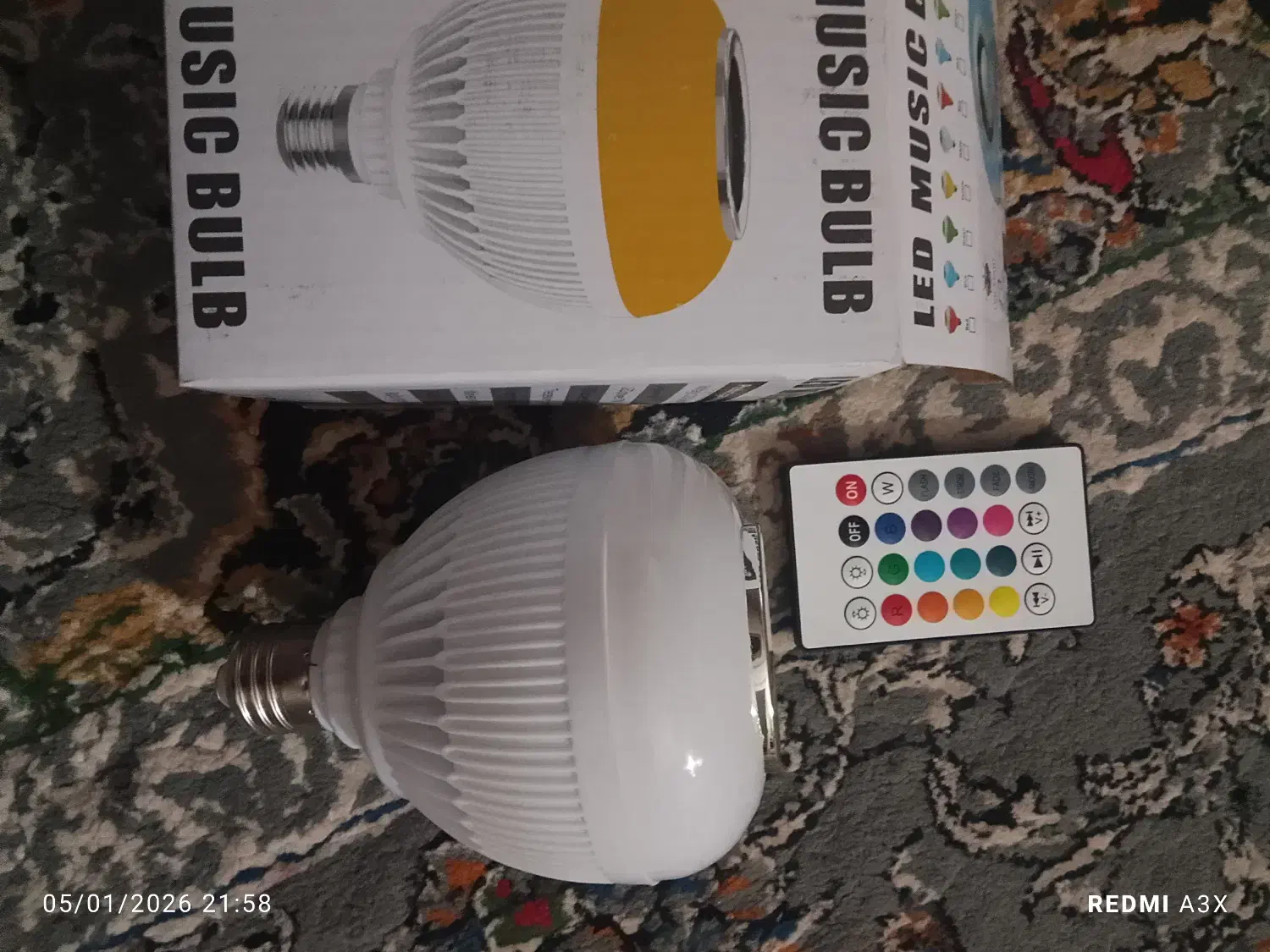 لامپ خواب موزیکال|چراغ خواب و آباژور|کرمان, |دیوار