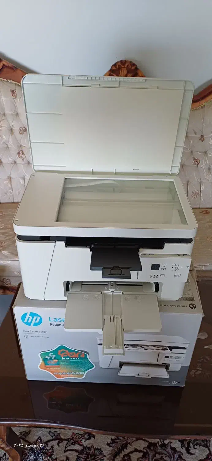 پرینتر hp سه کاره (m26a)|پرینتر، اسکنر، کپی، فکس|تربتحیدریه, قائم|دیوار