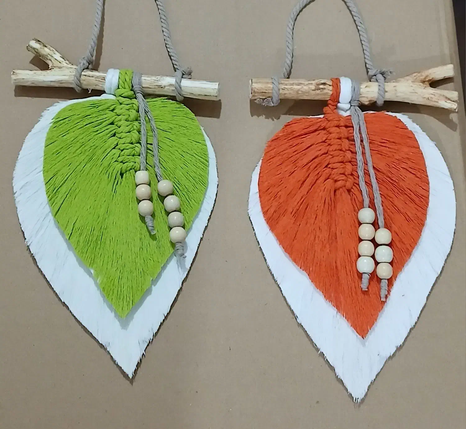 آویز مکرومه قیمت زیر ۵۰۰|صنایع دستی و سایر لوازم تزئینی|شیراز, درکی|دیوار