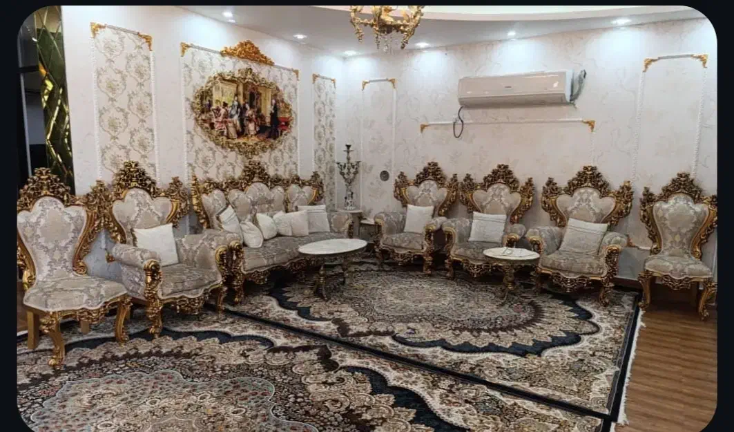 9نفره سلطنتی|مبلمان خانگی و میز عسلی|اندیمشک, |دیوار